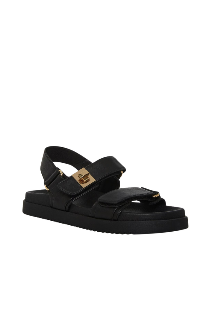 Steve Madden: Mona Sandals-Black-Shoes-Steve Madden-Usher & Co - Women's Boutique Located in Atoka, OK and Durant, OK