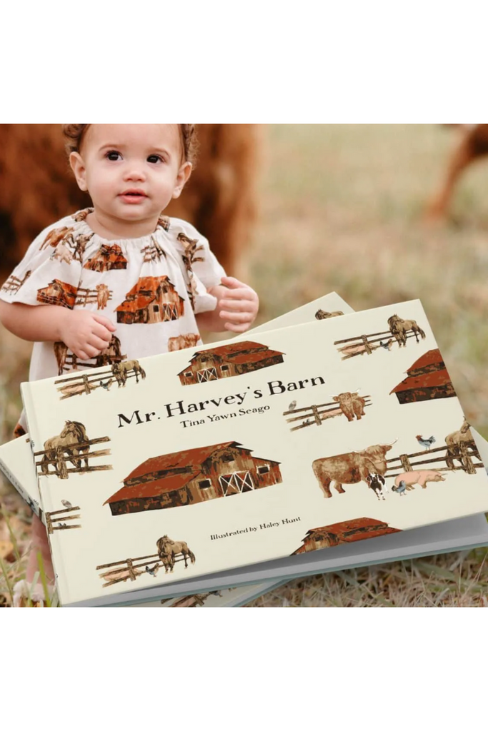 Mr. Harvey's Barn Book-Baby-Milkbarn-Usher & Co - Women's Boutique Located in Atoka, OK and Durant, OK