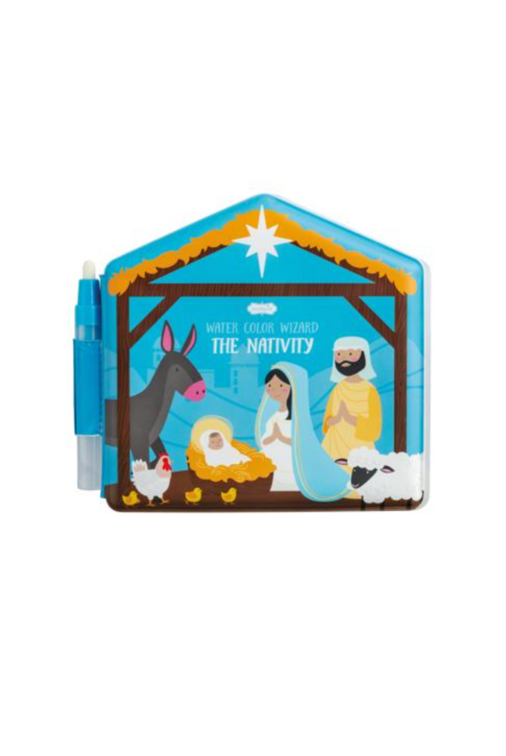Nativity Water Wizard Book-12- Baby/Kids/Men-MUD PIE-Usher & Co - Women's Boutique Located in Atoka, OK and Durant, OK