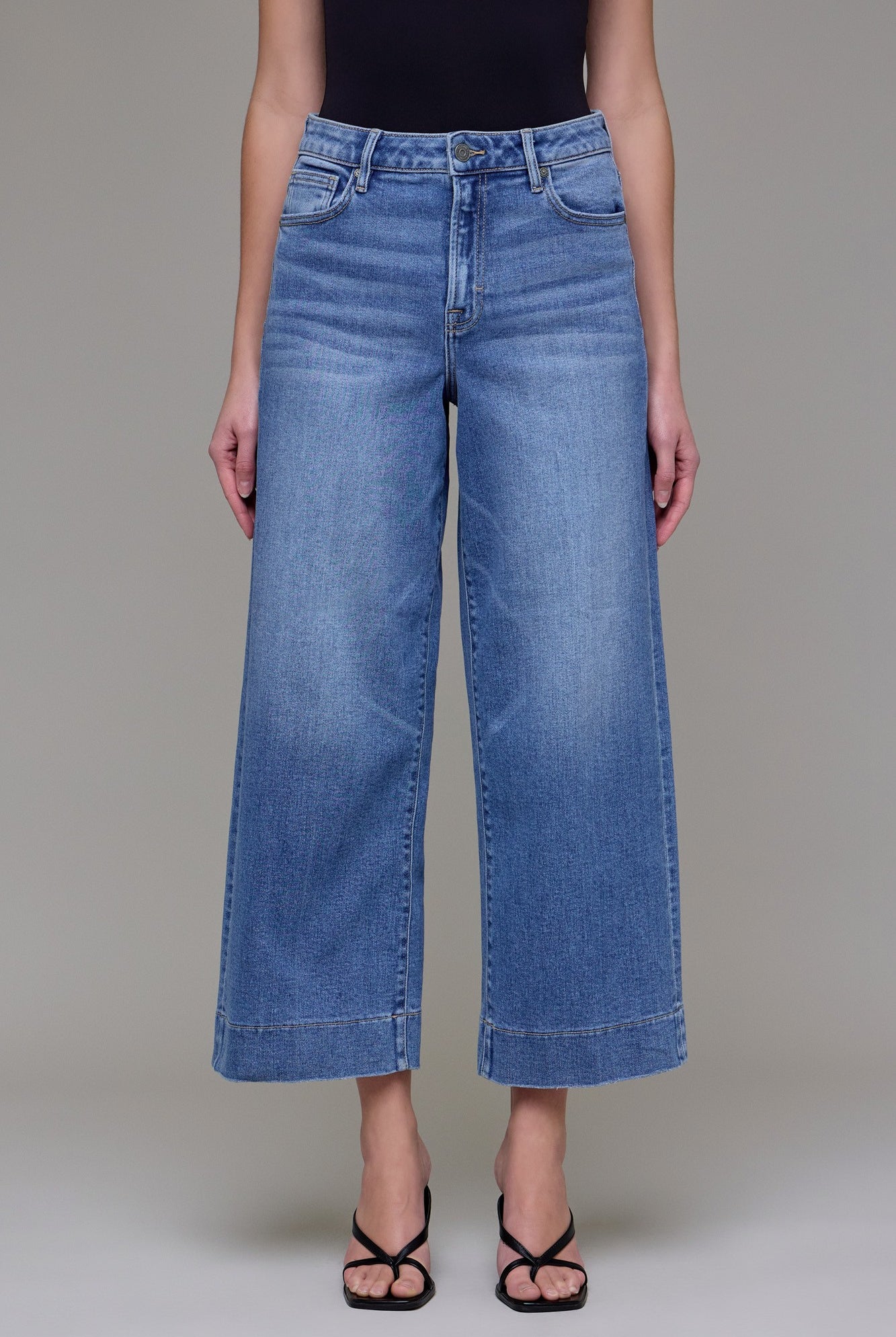 HIDDEN: Nori High Rise Wide Leg-5- Denim-Hidden-Usher & Co - Women's Boutique Located in Atoka, OK and Durant, OK