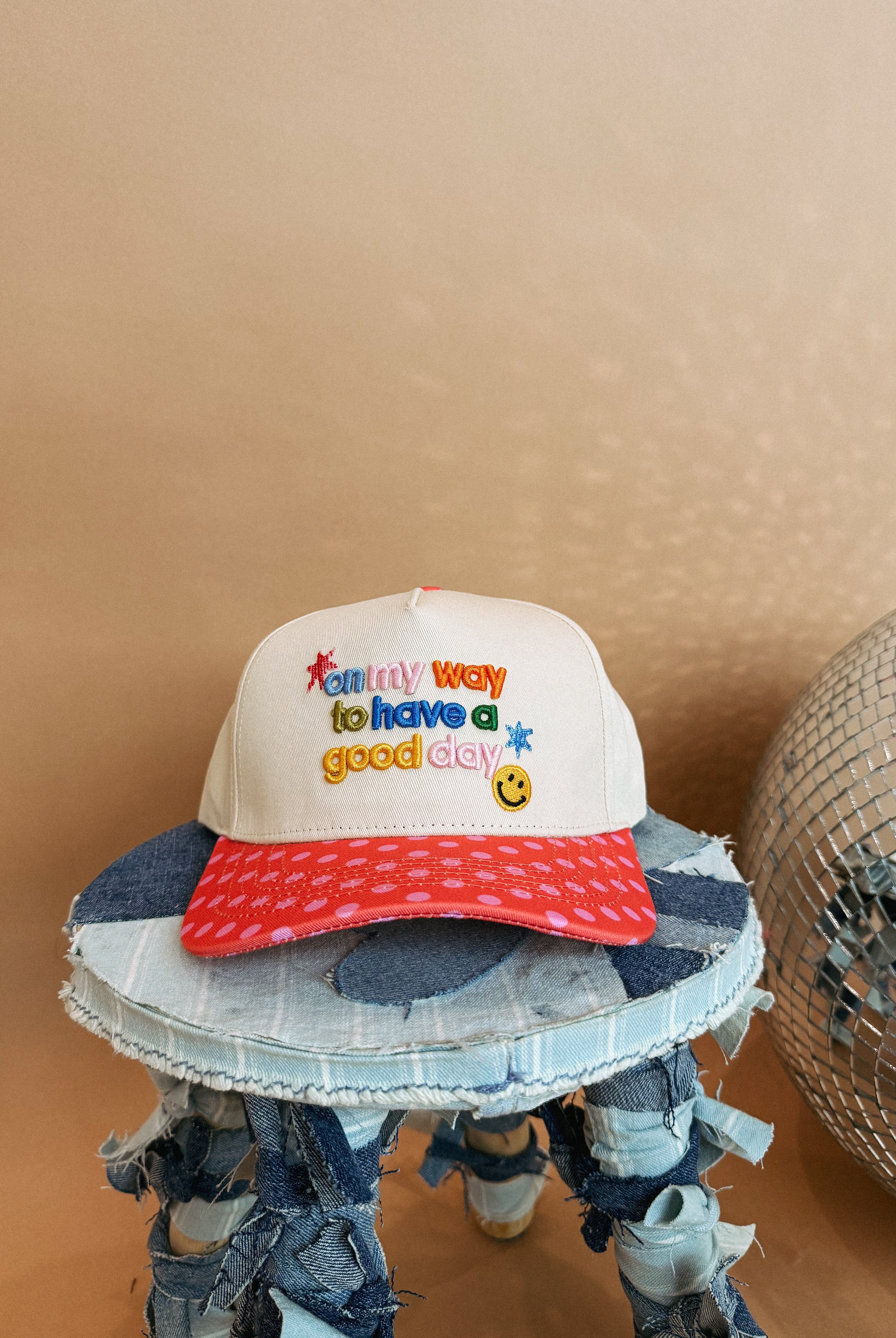 On My Way Trucker Hat-8- Accessory-Etta + East-Usher & Co - Women's Boutique Located in Atoka, OK and Durant, OK