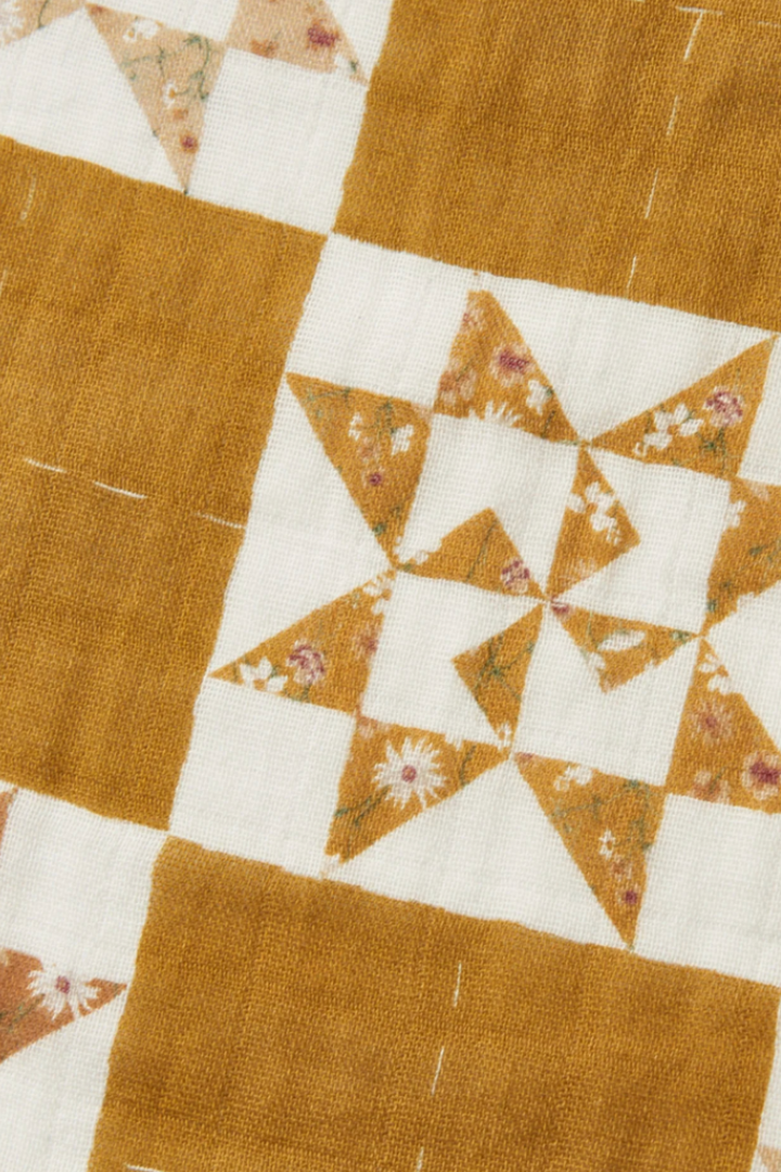 Organic Cotton Swaddle-Quilt-12- Baby/Kids/Men-Milkbarn-Usher & Co - Women's Boutique Located in Atoka, OK and Durant, OK