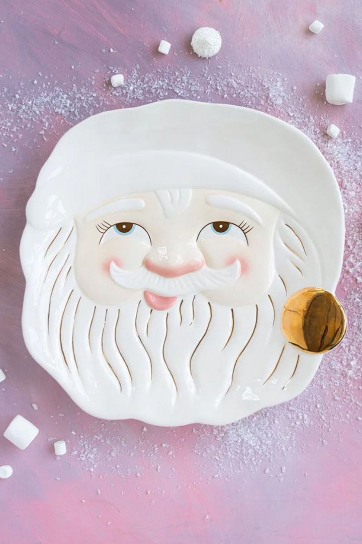 Papa Noel Cookie Platter-11- Gift/Home-Glitterville-Usher & Co - Women's Boutique Located in Atoka, OK and Durant, OK