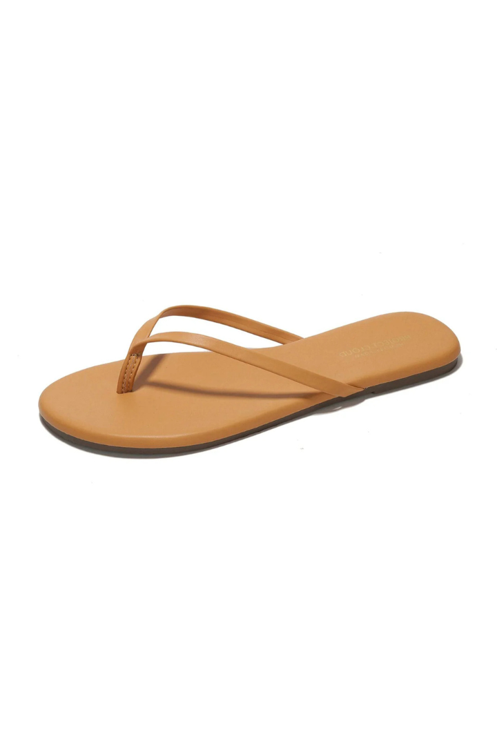 Project Cloud: Fountains Flip Flops-Tan-9- Shoes-Project Cloud-Usher & Co - Women's Boutique Located in Atoka, OK and Durant, OK