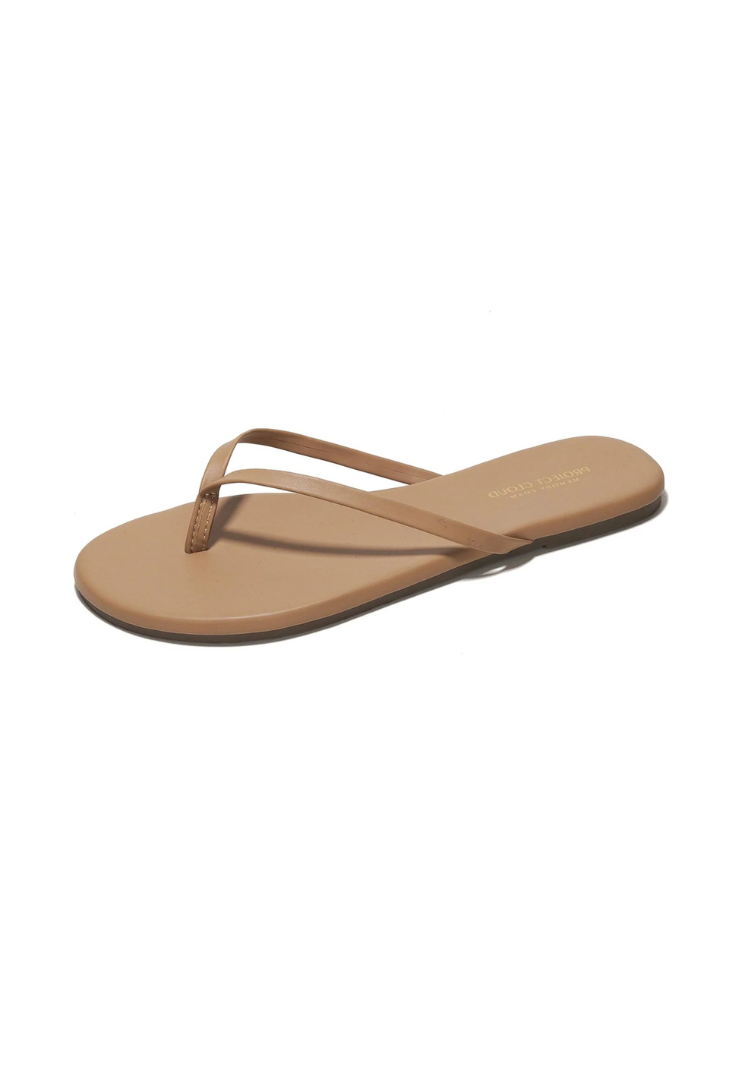 Project Cloud: Fountains Flip Flops-Taupe-9- Shoes-Project Cloud-Usher & Co - Women's Boutique Located in Atoka, OK and Durant, OK
