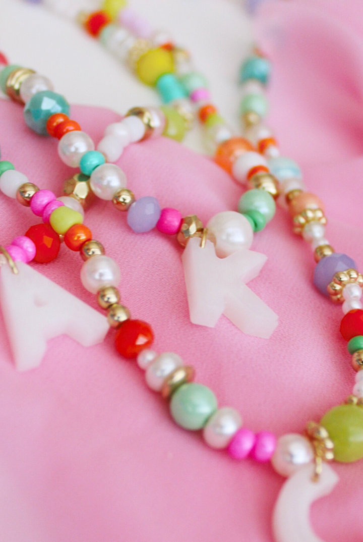 Initial Bead Necklaces-14-DISTRESSED-Poppy Dot Co-Usher & Co - Women's Boutique Located in Atoka, OK and Durant, OK