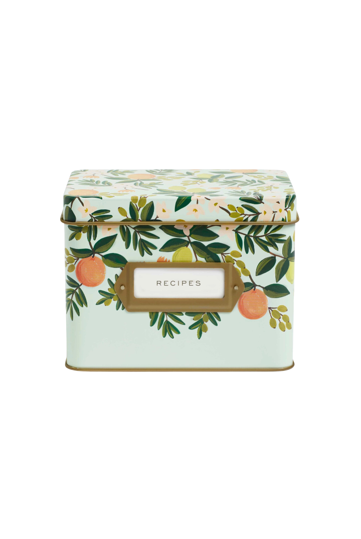 Citrus Grove Recipe Tin-11- Gift/Home-Rifle Paper Co-Usher & Co - Women's Boutique Located in Atoka, OK and Durant, OK