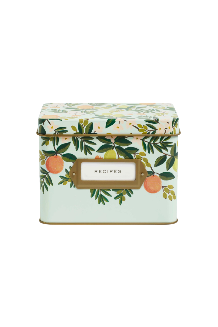 Citrus Grove Recipe Tin-11- Gift/Home-Rifle Paper Co-Usher & Co - Women's Boutique Located in Atoka, OK and Durant, OK