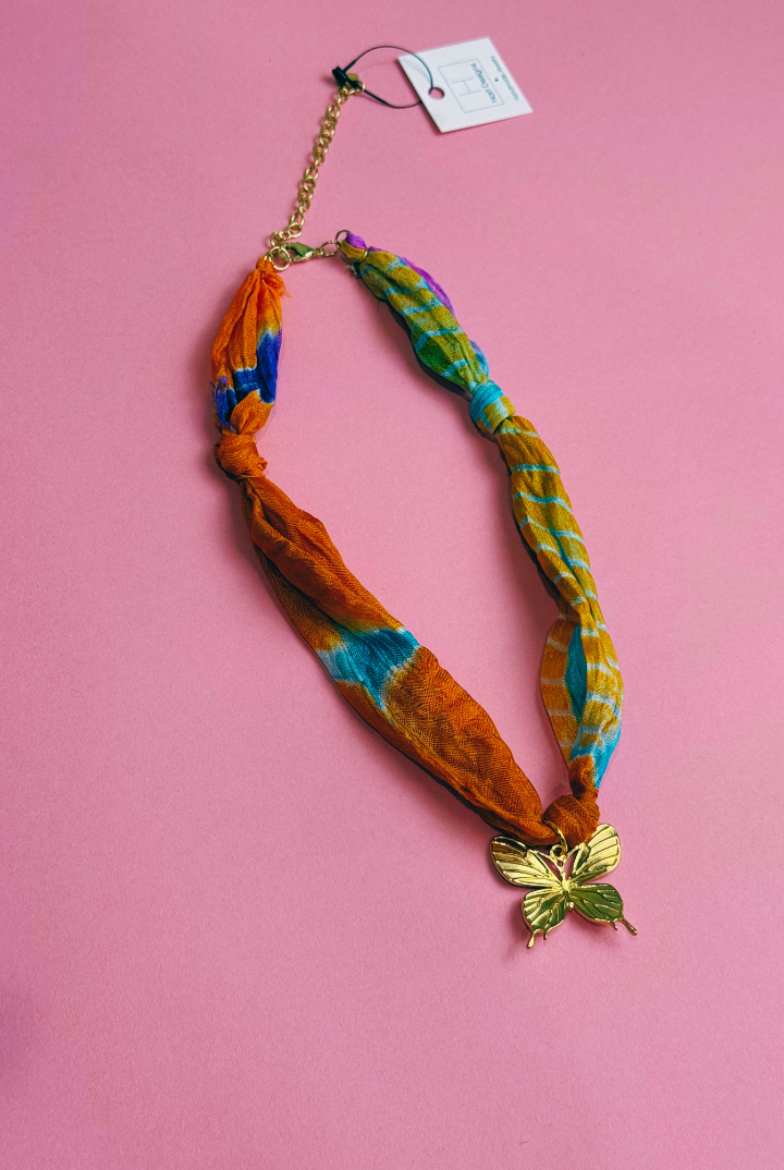 Scarf Necklace-7- Jewelry-Hart Designs-Usher & Co - Women's Boutique Located in Atoka, OK and Durant, OK