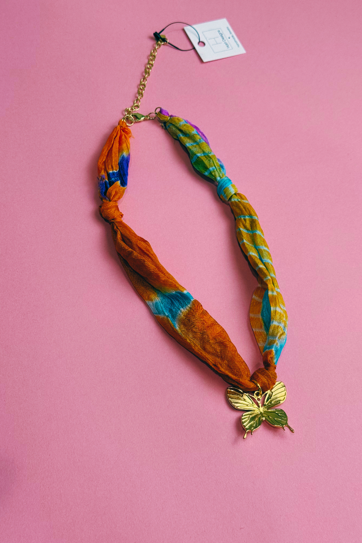 Scarf Necklace-7- Jewelry-Hart Designs-Usher & Co - Women's Boutique Located in Atoka, OK and Durant, OK