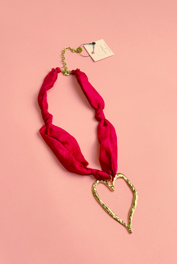 Scarf Necklace-7- Jewelry-Hart Designs-Usher & Co - Women's Boutique Located in Atoka, OK and Durant, OK