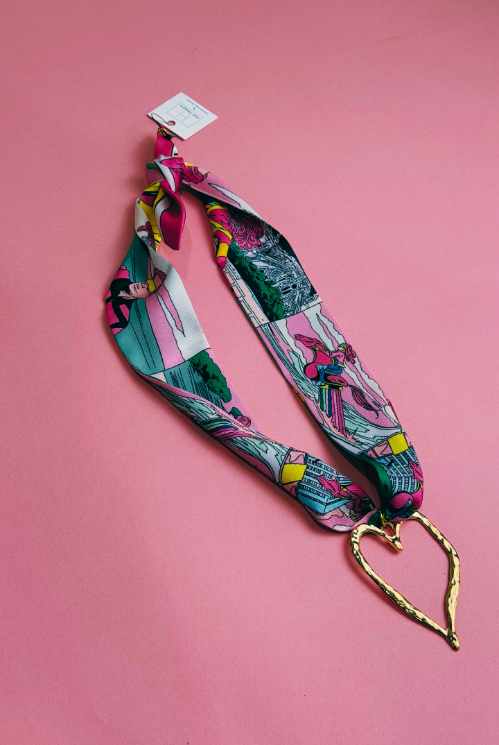 Scarf Necklace-7- Jewelry-Hart Designs-Usher & Co - Women's Boutique Located in Atoka, OK and Durant, OK