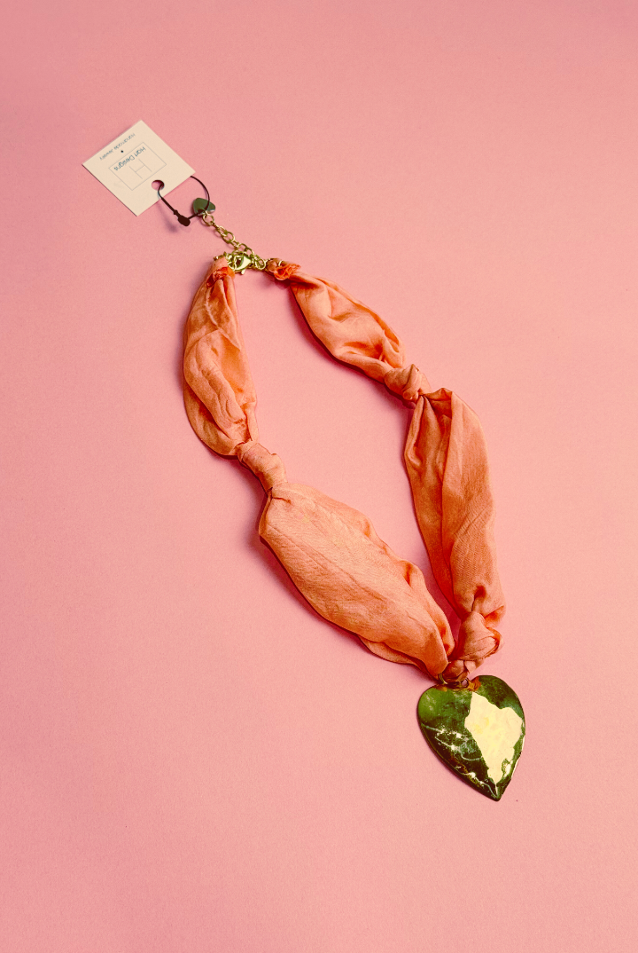 Scarf Necklace-7- Jewelry-Hart Designs-Usher & Co - Women's Boutique Located in Atoka, OK and Durant, OK