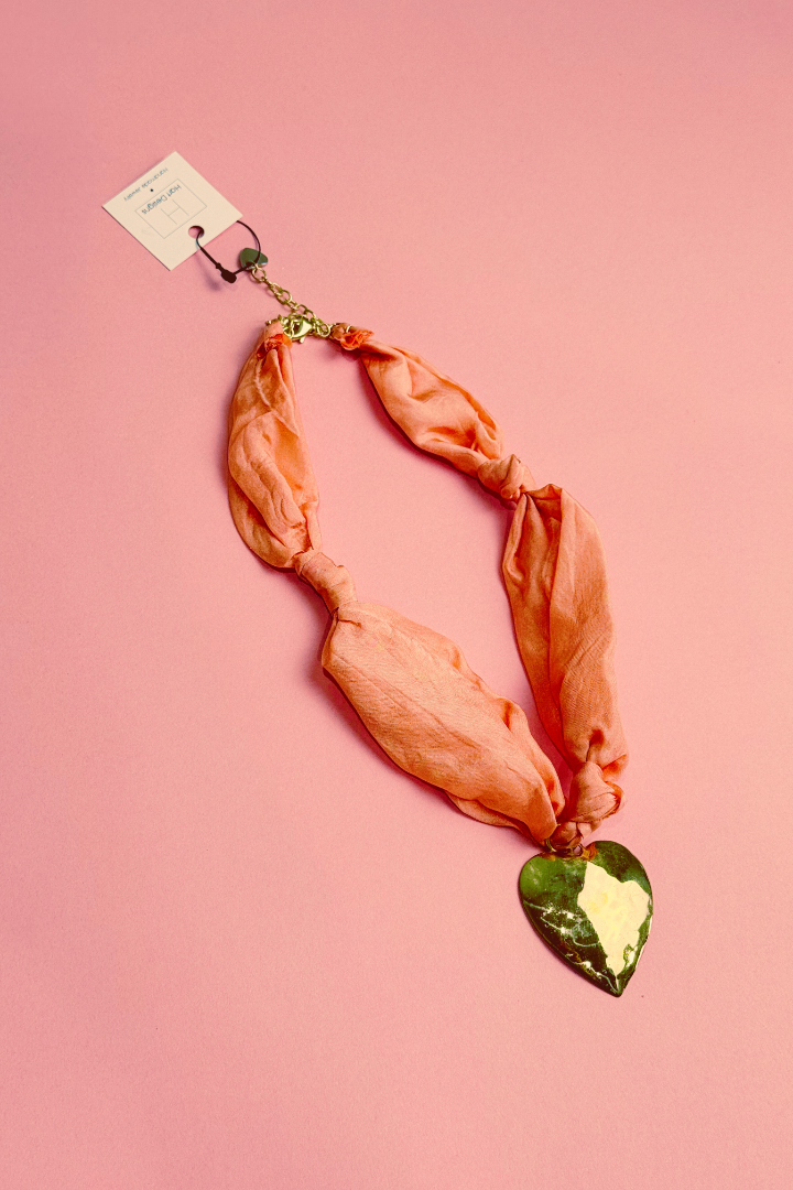 Scarf Necklace-7- Jewelry-Hart Designs-Usher & Co - Women's Boutique Located in Atoka, OK and Durant, OK