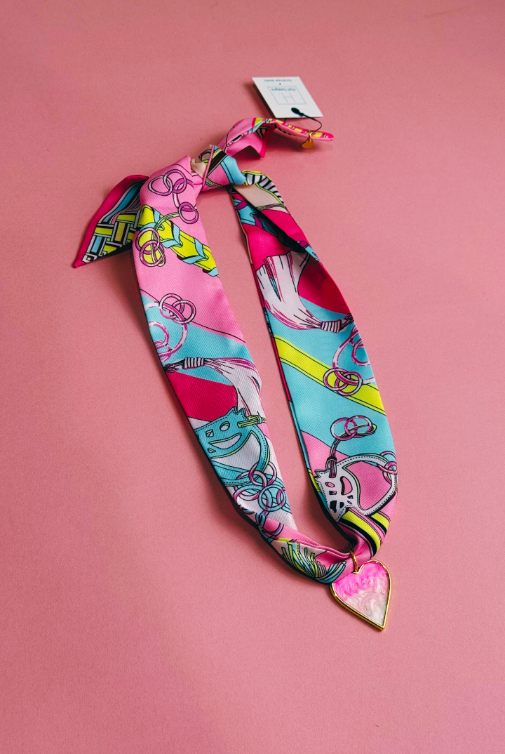 Scarf Necklace-7- Jewelry-Hart Designs-Usher & Co - Women's Boutique Located in Atoka, OK and Durant, OK