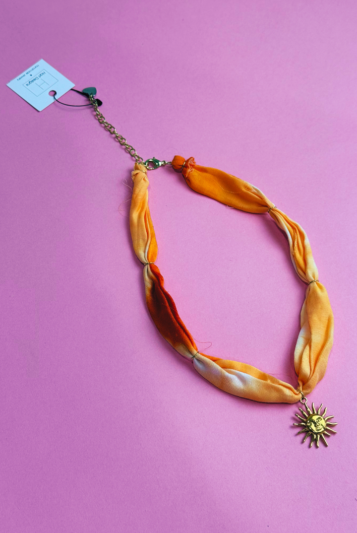 Scarf Necklace-7- Jewelry-Hart Designs-Usher & Co - Women's Boutique Located in Atoka, OK and Durant, OK