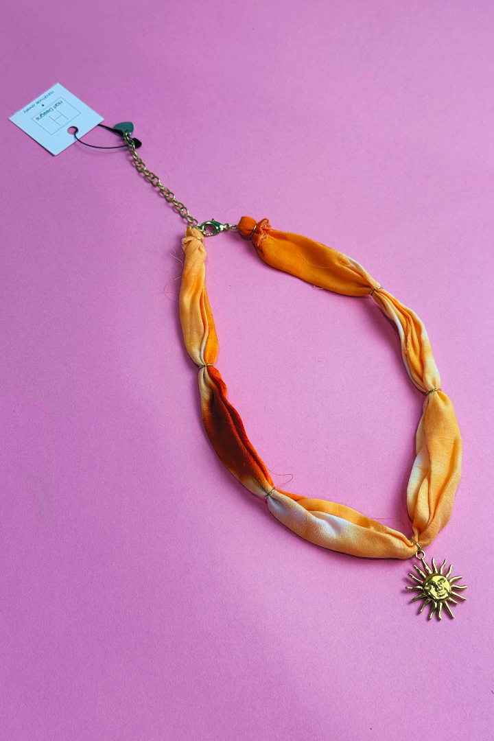 Scarf Necklace-7- Jewelry-Hart Designs-Usher & Co - Women's Boutique Located in Atoka, OK and Durant, OK