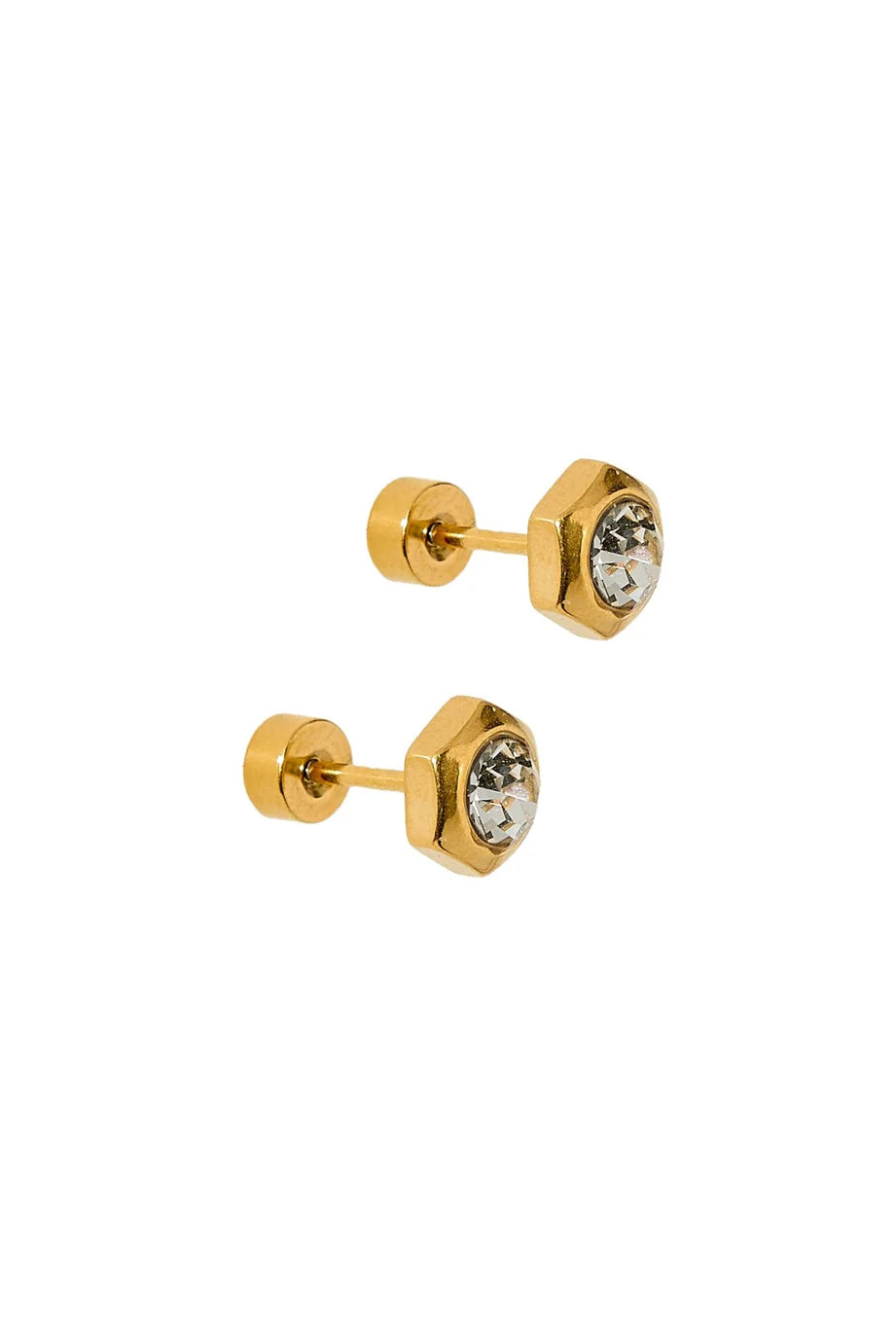 Screw Back Stud Earrings-7- Jewelry-Linny Co-Usher & Co - Women's Boutique Located in Atoka, OK and Durant, OK