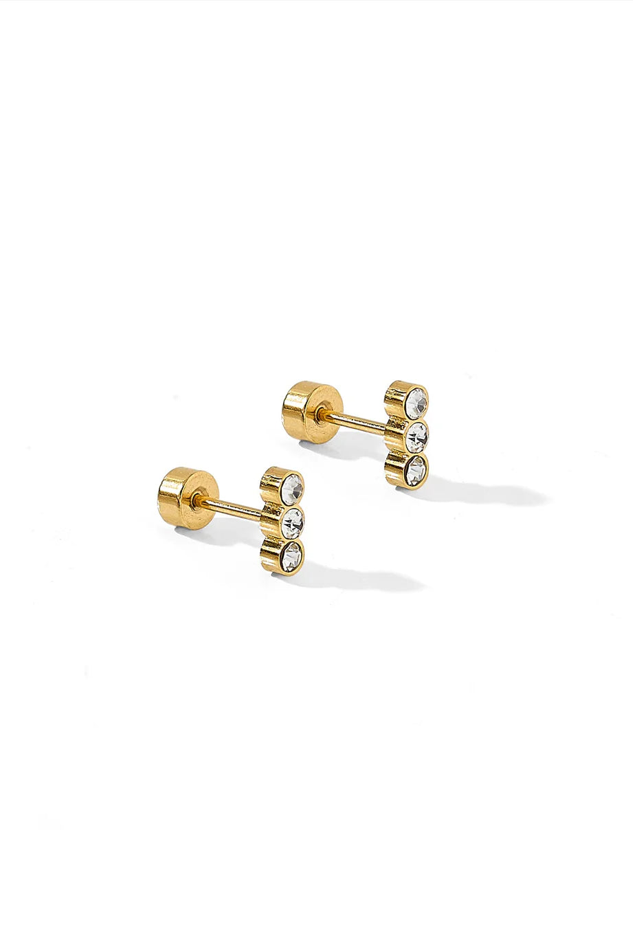Screw Back Stud Earrings-7- Jewelry-Linny Co-Usher & Co - Women's Boutique Located in Atoka, OK and Durant, OK