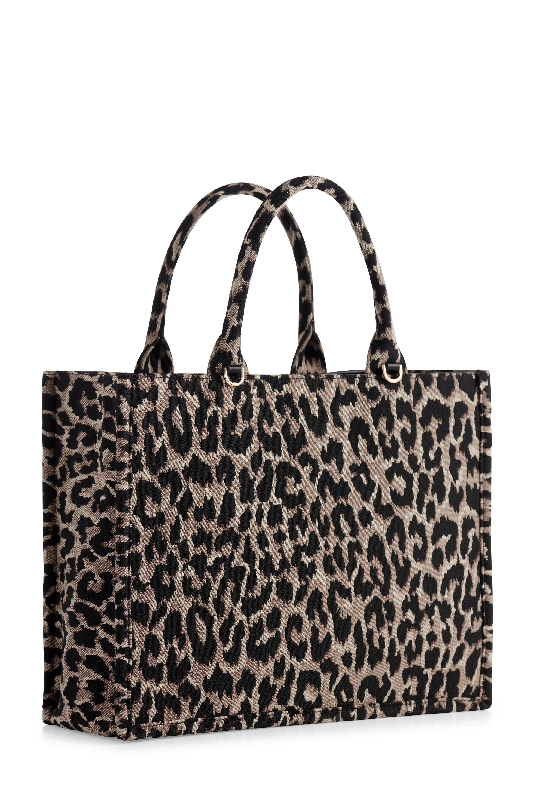 Shira Leopard Tote-10- Bags/Wallets-SHIRALEAH-Usher & Co - Women's Boutique Located in Atoka, OK and Durant, OK