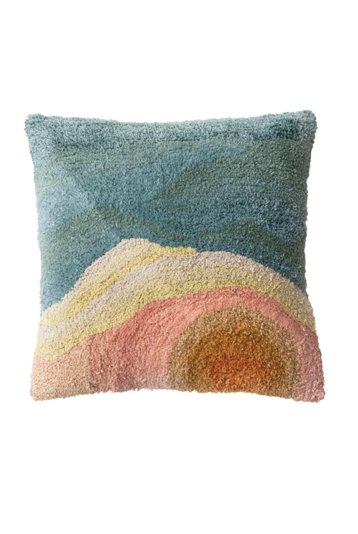 Sunset Pillow-14-DISTRESSED-CREATIVE CO-OP-Usher & Co - Women's Boutique Located in Atoka, OK and Durant, OK