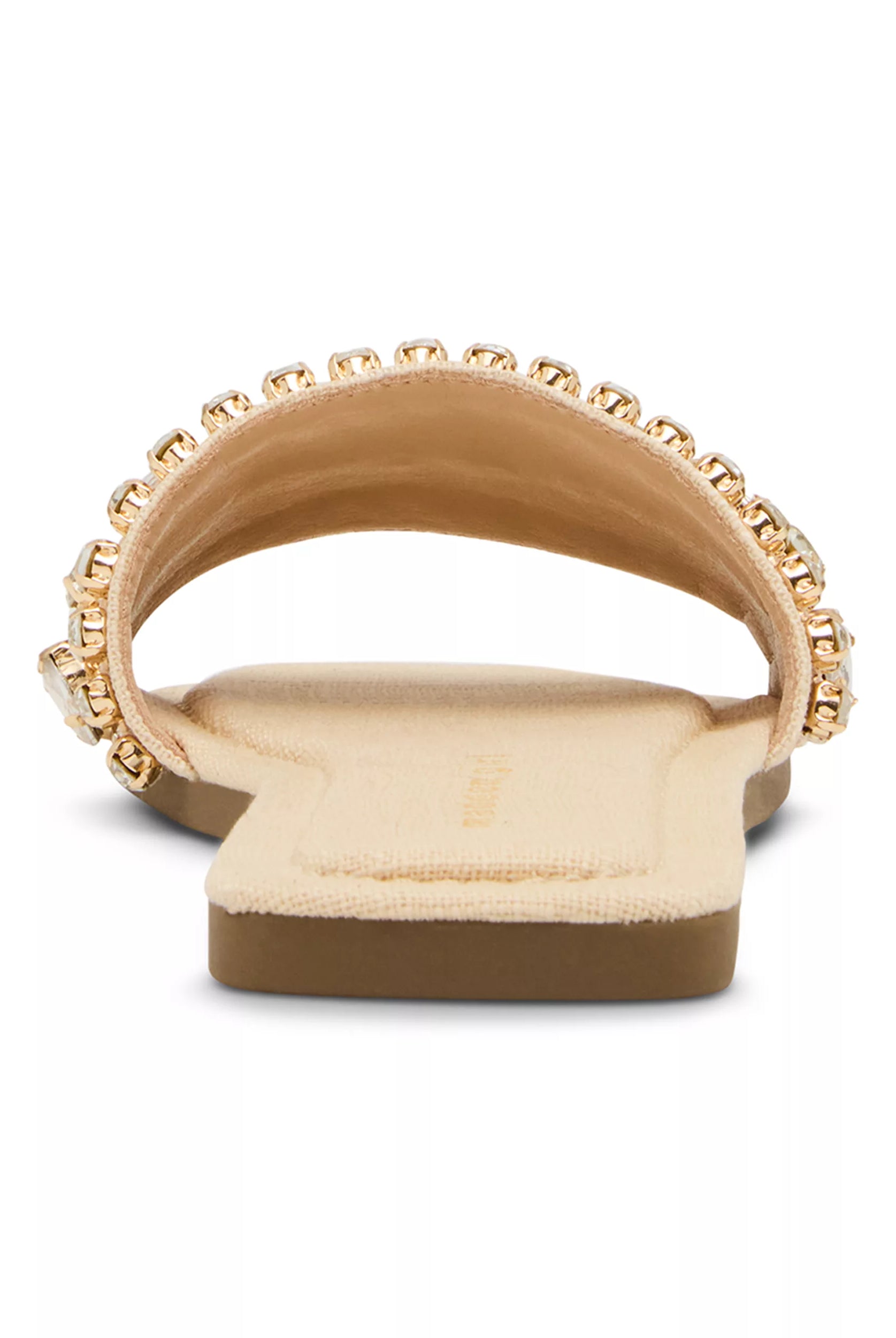 Madden Girl: Toast Jeweled Slide Sandals-9- Shoes-Steve Madden-Usher & Co - Women's Boutique Located in Atoka, OK and Durant, OK