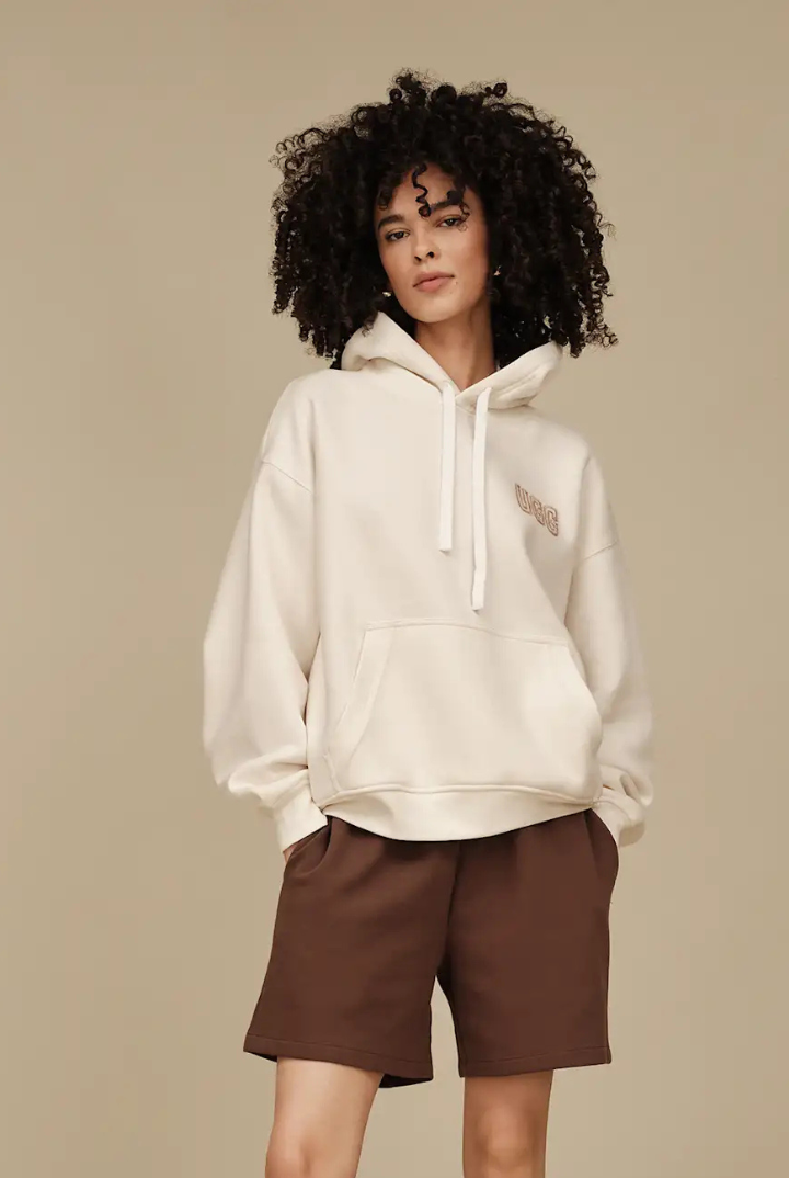 UGG: Logo Hoodie-Nimbus-1- Tops-UGG-Usher & Co - Women's Boutique Located in Atoka, OK and Durant, OK