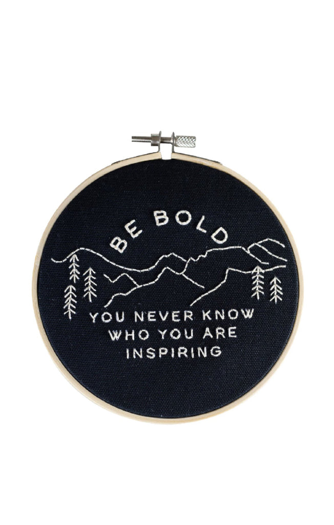 Be Bold Embroidery Kit-Embroidery Kits-Cotton Clara-Usher & Co - Women's Boutique Located in Atoka, OK and Durant, OK