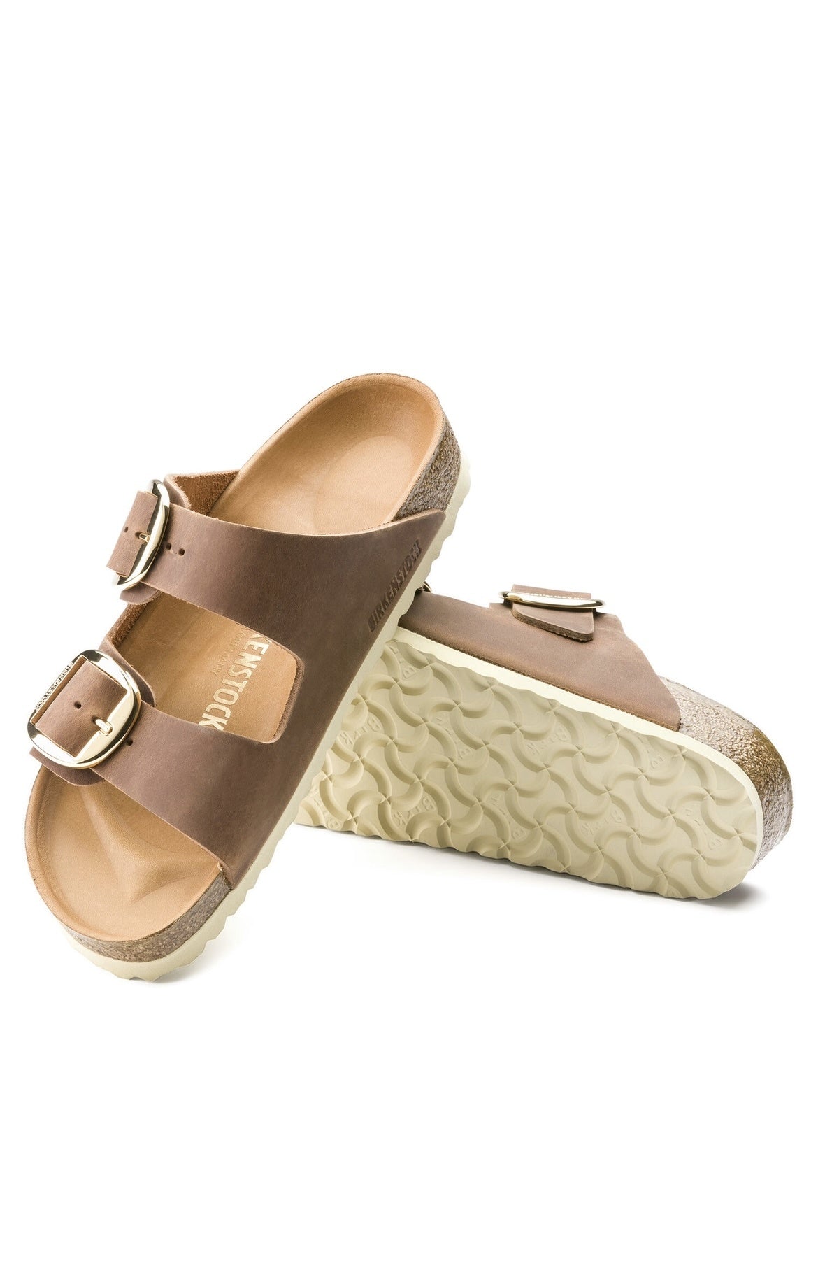 Birkenstock: Arizona Big Buckle-Cognac-9- Shoes-BIRKENSTOCK-Usher & Co - Women's Boutique Located in Atoka, OK and Durant, OK
