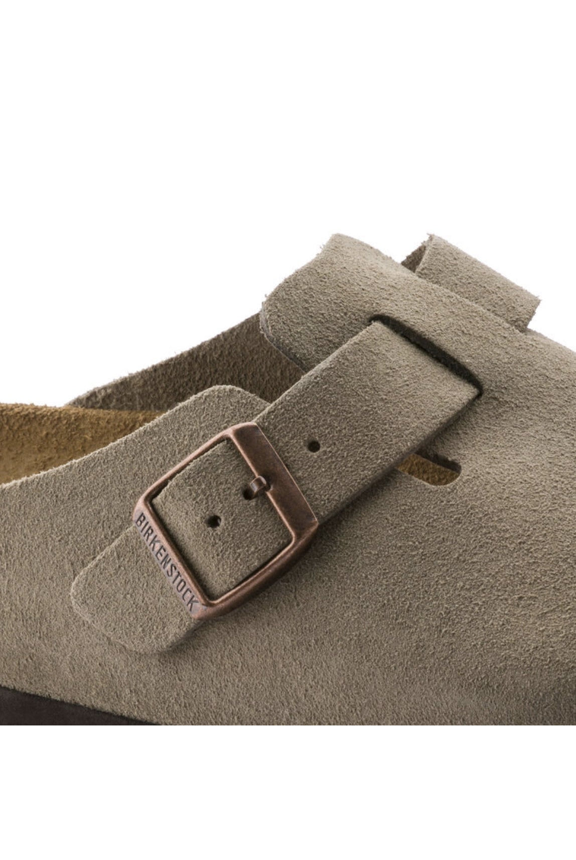 Birkenstock: Boston-Taupe Suede-9- Shoes-BIRKENSTOCK-Usher & Co - Women's Boutique Located in Atoka, OK and Durant, OK