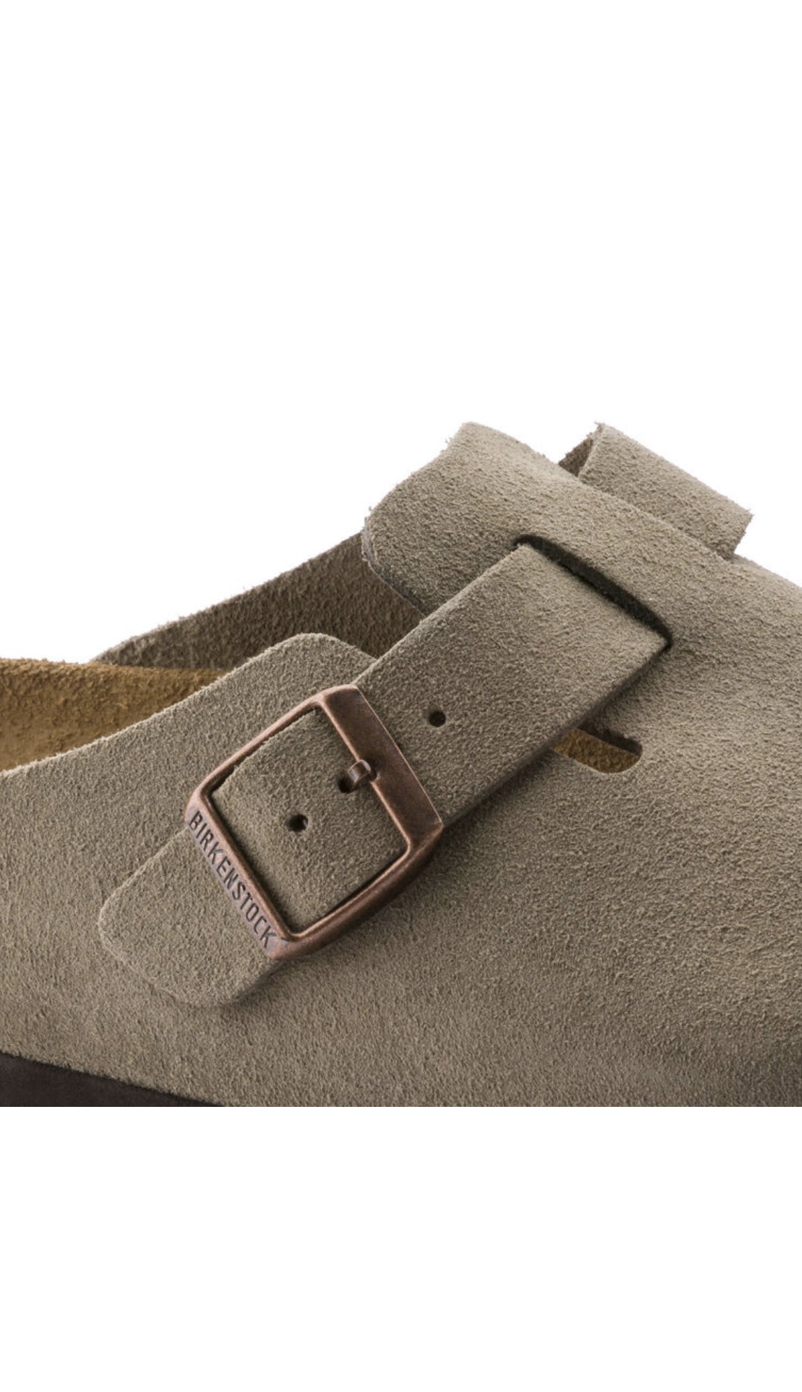 Birkenstock: Boston-Taupe Suede-9- Shoes-BIRKENSTOCK-Usher & Co - Women's Boutique Located in Atoka, OK and Durant, OK