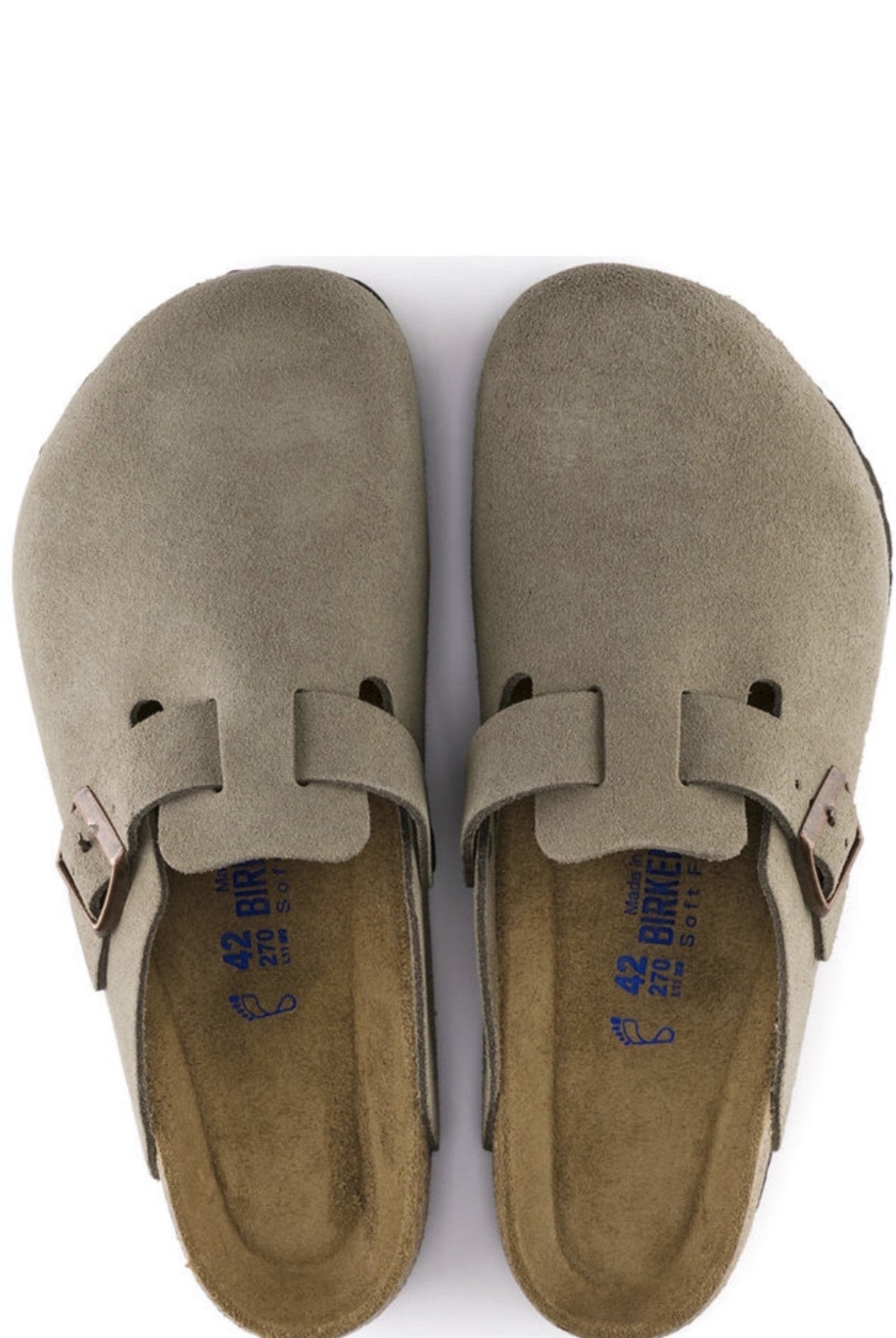 Birkenstock: Boston-Taupe Suede-9- Shoes-BIRKENSTOCK-Usher & Co - Women's Boutique Located in Atoka, OK and Durant, OK