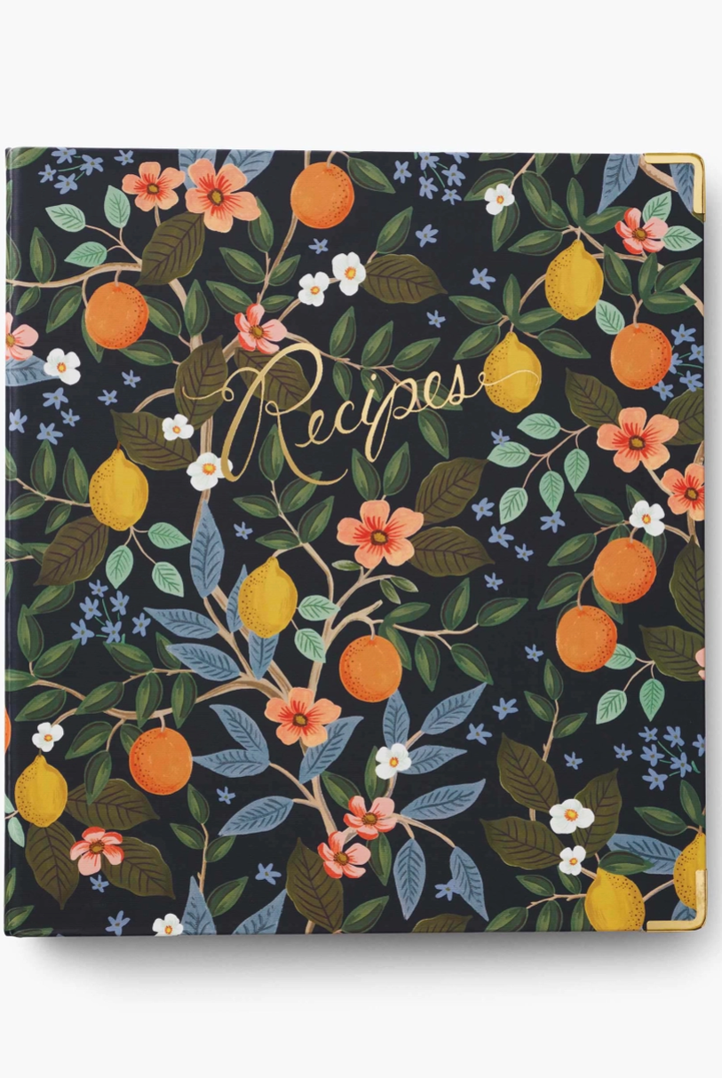Citrus Grove Recipe Binder-14-DISTRESSED-Rifle Paper Co-Usher & Co - Women's Boutique Located in Atoka, OK and Durant, OK