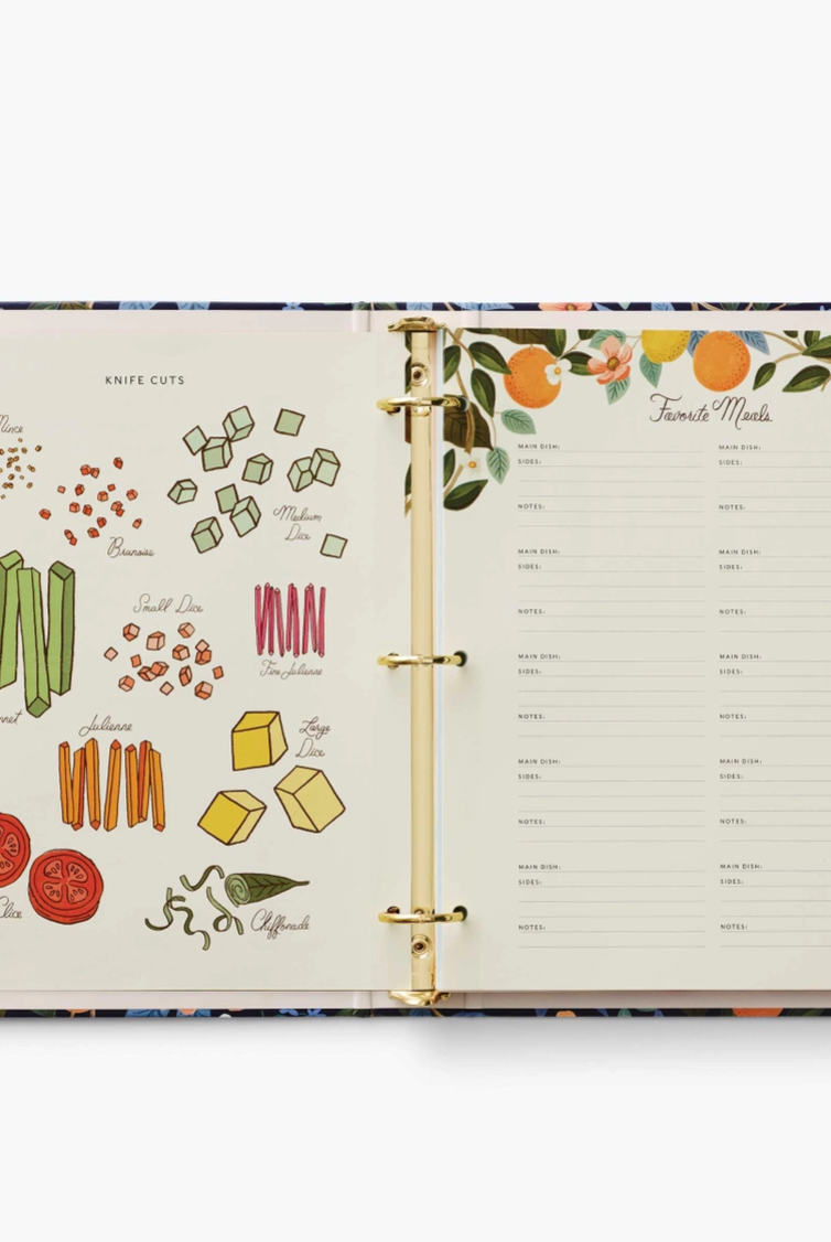 Citrus Grove Recipe Binder-14-DISTRESSED-Rifle Paper Co-Usher & Co - Women's Boutique Located in Atoka, OK and Durant, OK