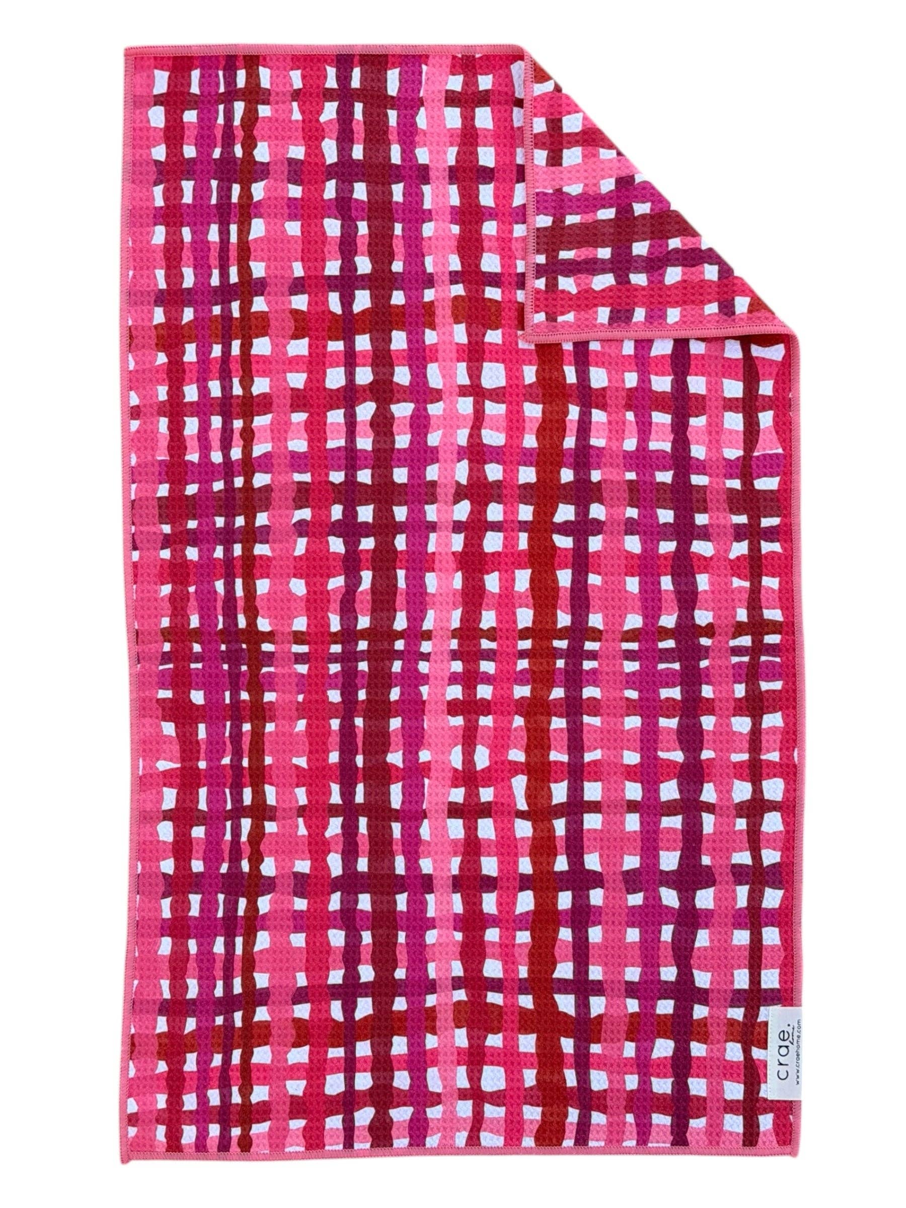 Crae: Double-Sided Hand Towel-Plaid about you-11- Gift/Home-Crae.Home-Usher & Co - Women's Boutique Located in Atoka, OK and Durant, OK