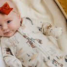 Copper Pearl: Zip-Up Footie Pajama - Montana-12- Baby/Kids/Men-Copper Pearl-Usher & Co - Women's Boutique Located in Atoka, OK and Durant, OK
