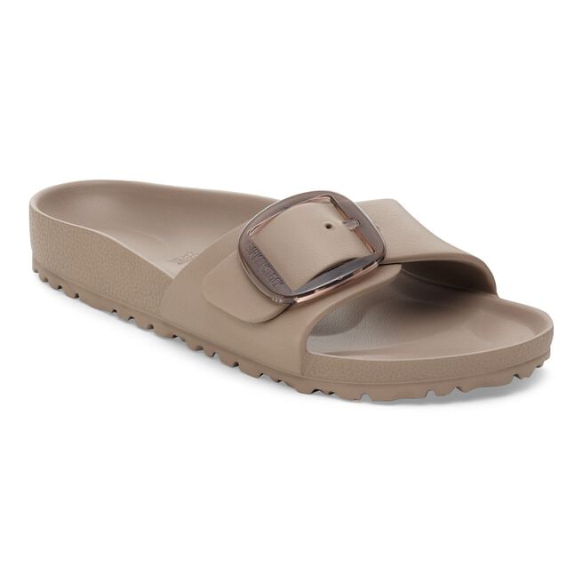 Birkenstock: Madrid Big Buckle Eva - Gray Taupe N-9- Shoes-Birkenstock-Usher & Co - Women's Boutique Located in Atoka, OK and Durant, OK