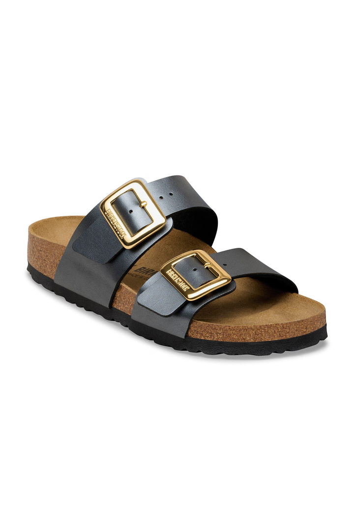 Birkenstock: Sydney Luxe Birko-Flor - Black-9- Shoes-Birkenstock-Usher & Co - Women's Boutique Located in Atoka, OK and Durant, OK