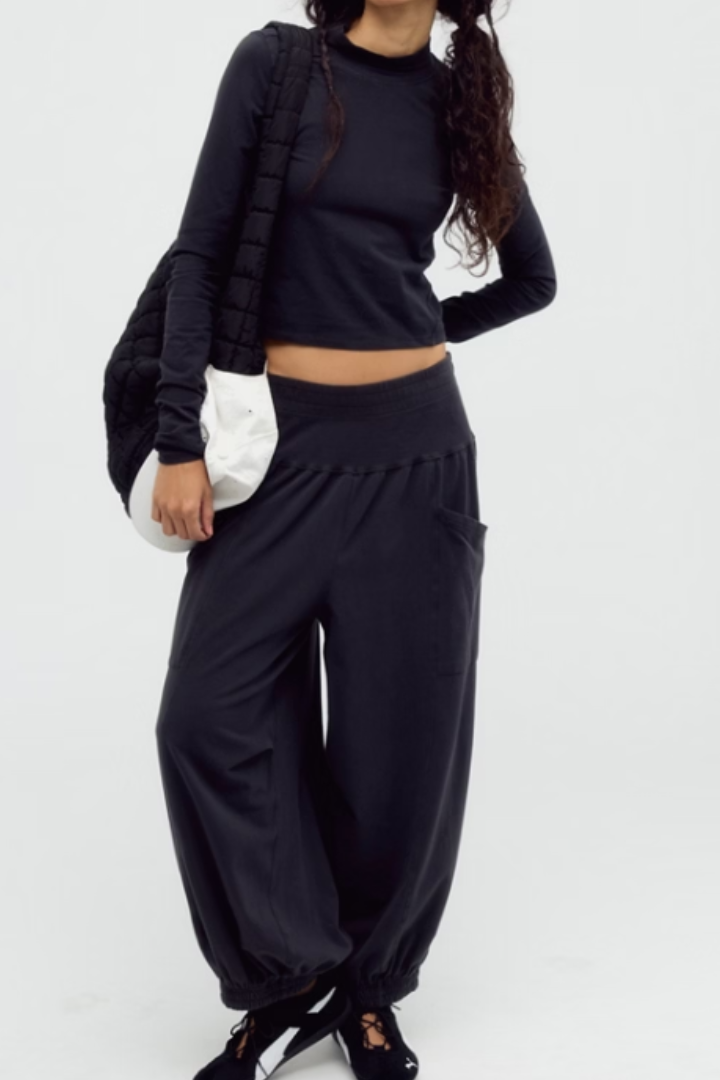 FP Movement: Up In The Air Set-Black-3- Sets/Lounge-Free People Movement-Usher & Co - Women's Boutique Located in Atoka, OK and Durant, OK