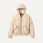 UGG: Mariella Zip Hoodie-Cream-2- Tops Over-UGG-Usher & Co - Women's Boutique Located in Atoka, OK and Durant, OK