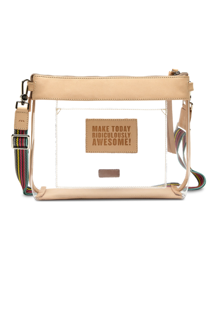 Consuela: Downtown Crossbody - Clear Diego-10- Bags/Wallets-CONSUELA-Usher & Co - Women's Boutique Located in Atoka, OK and Durant, OK