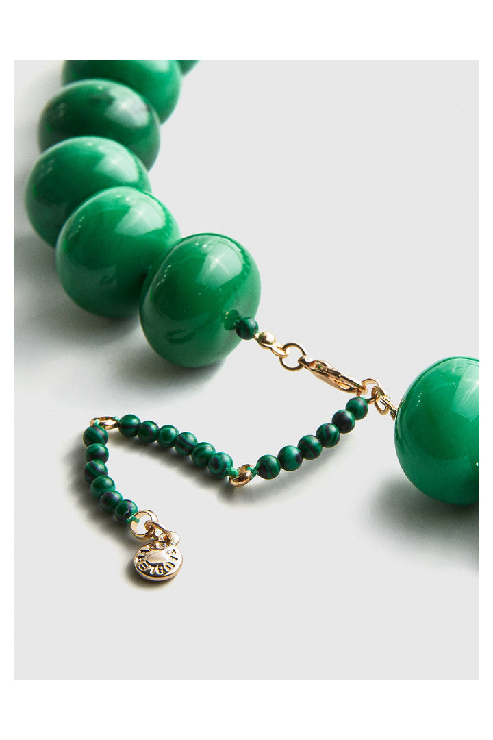 Baublebar: Joan Semi-Precious Necklace - Malachite-7- Jewelry-Baublebar-Usher & Co - Women's Boutique Located in Atoka, OK and Durant, OK