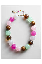 Baublebar: Jane Beaded Necklace - Pink Multi-7- Jewelry-Baublebar-Usher & Co - Women's Boutique Located in Atoka, OK and Durant, OK