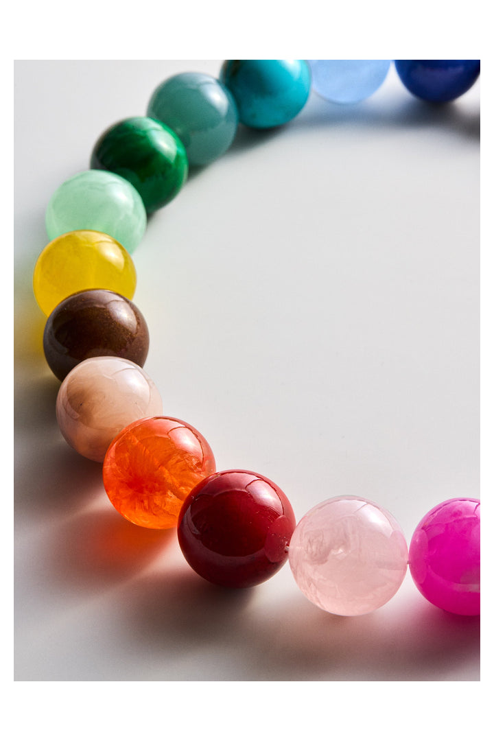 Baublebar: Jane Beaded Necklace - Rainbow-7- Jewelry-Baublebar-Usher & Co - Women's Boutique Located in Atoka, OK and Durant, OK