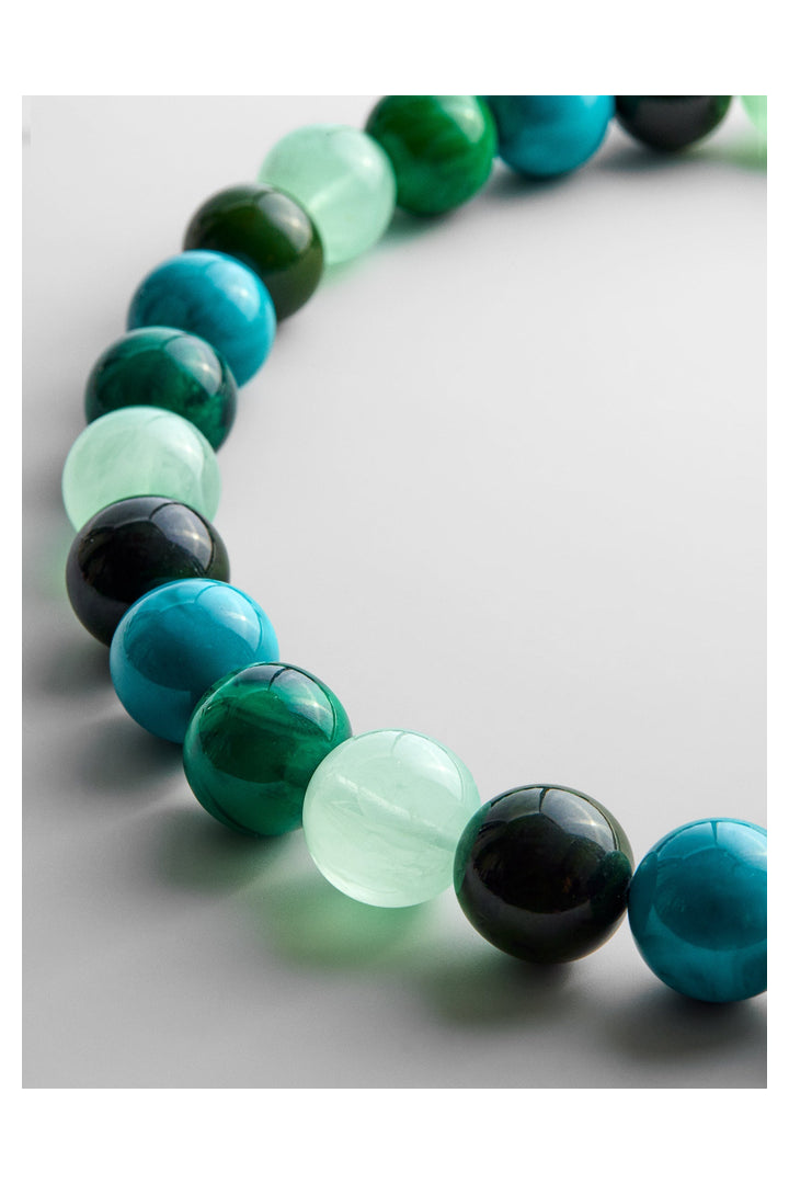 Baublebar: Jane Beaded Necklace - Blue Multi-7- Jewelry-Baublebar-Usher & Co - Women's Boutique Located in Atoka, OK and Durant, OK