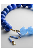 Baublebar: Jane Beaded Necklace - Lapis/Blue Lace Agate-7- Jewelry-Baublebar-Usher & Co - Women's Boutique Located in Atoka, OK and Durant, OK