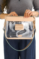 Consuela: Downtown Crossbody - Clear Diego-10- Bags/Wallets-CONSUELA-Usher & Co - Women's Boutique Located in Atoka, OK and Durant, OK