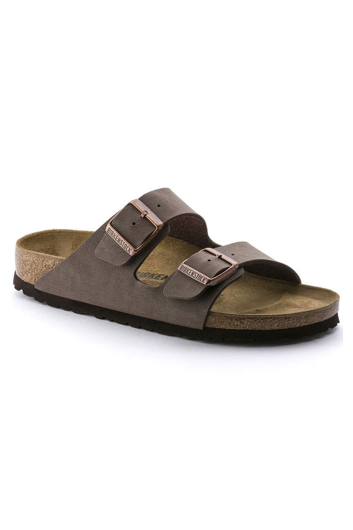 Birkenstock: Arizona Birko-Flor - Nubuck Mocha-9- Shoes-Birkenstock-Usher & Co - Women's Boutique Located in Atoka, OK and Durant, OK