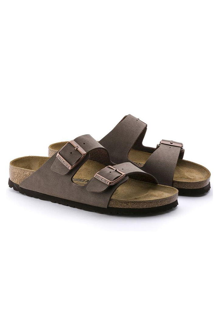 Birkenstock: Arizona Birko-Flor - Nubuck Mocha-9- Shoes-Birkenstock-Usher & Co - Women's Boutique Located in Atoka, OK and Durant, OK