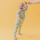 Copper Pearl: Convertible Zip-Up Footie - Melody-12- Baby/Kids/Men-Copper Pearl-Usher & Co - Women's Boutique Located in Atoka, OK and Durant, OK